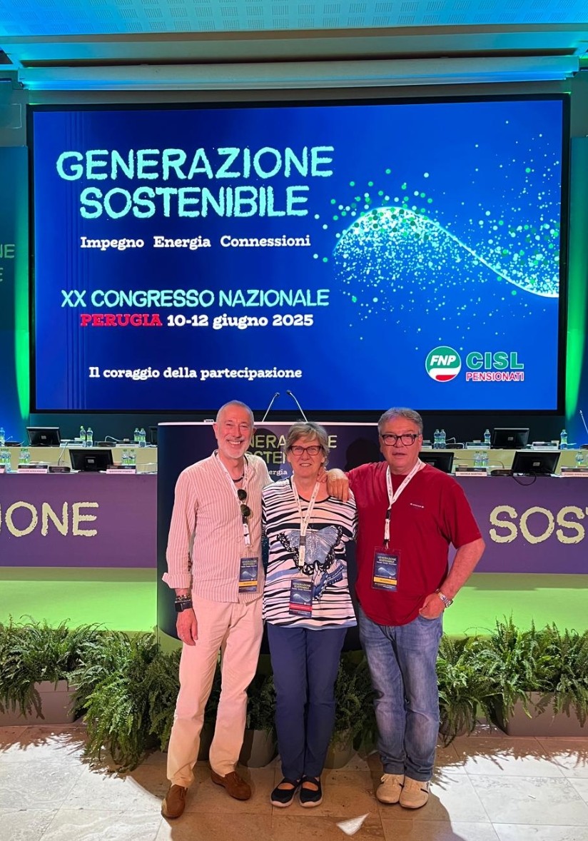Segreteria FNP dei Laghi al Congresso Nazionale 2025