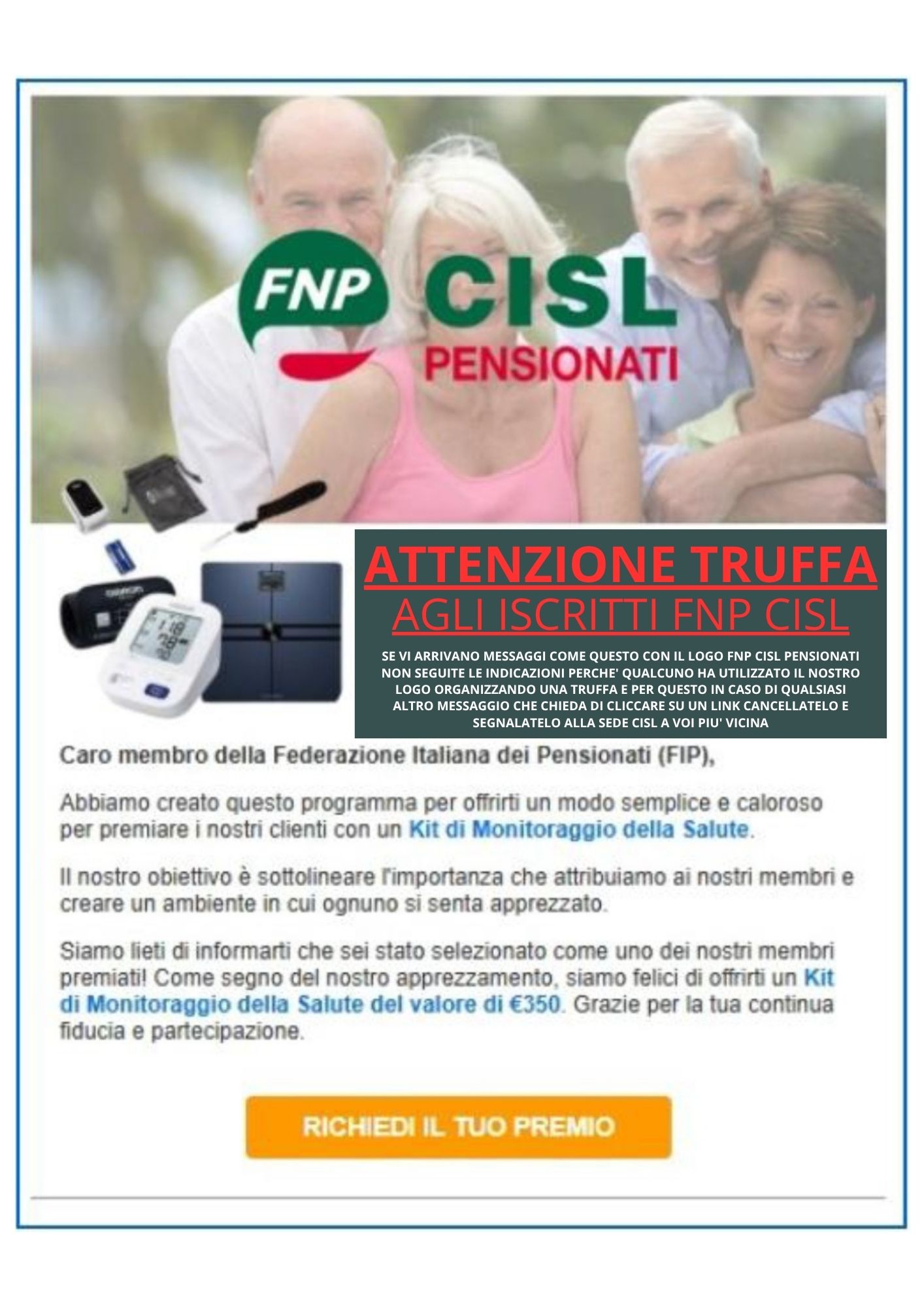 Truffa logo FNP 2025