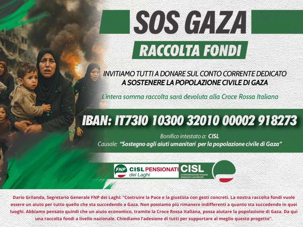 Volantino Gaza con dichiarazione